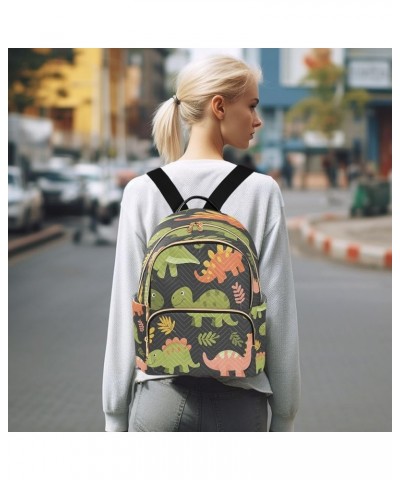 Dinosaur Fashion Backpack Purse Ladies Fashion Rucksack Travel Shoulder Bag Casual Daily Backpack Medium $15.18 Backpacks