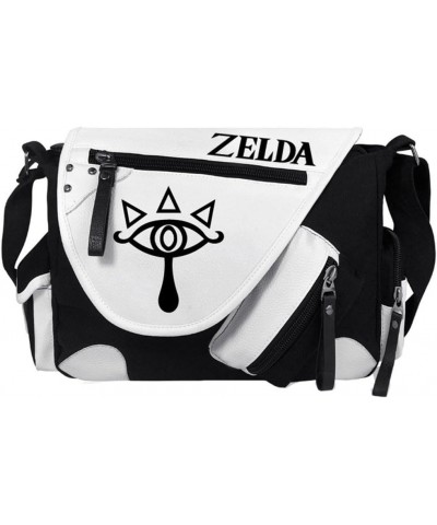 The Legend of Zelda Game Messenger Bags Casual Crossbody Bag Canvas Shoulder Bag Tablet Bag Black / 2 $25.64 Crossbody Bags