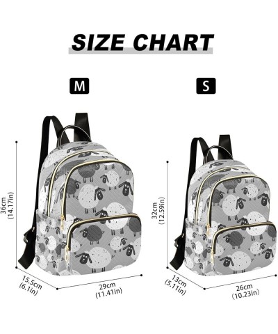 Gray Sheep Women Backpack Purse Ladies Fashion Shoulder Bag Daypack Travel Bag 10L Medium $16.10 Backpacks