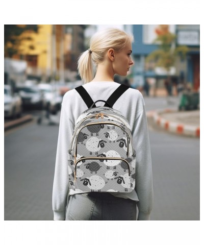 Gray Sheep Women Backpack Purse Ladies Fashion Shoulder Bag Daypack Travel Bag 10L Medium $16.10 Backpacks