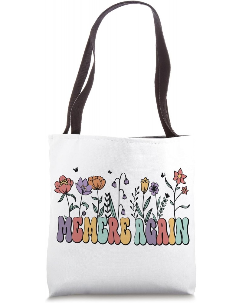 Memere Again Wildflowers Matching Family Groovy Birthday Tote Bag $11.00 Totes