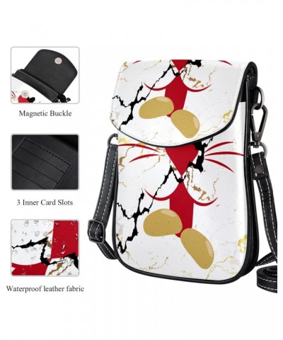 Crossbody Bag for Women, Purse, Messenger Bag, Shoulder Bag, Cat and Potato $13.00 Shoulder Bags