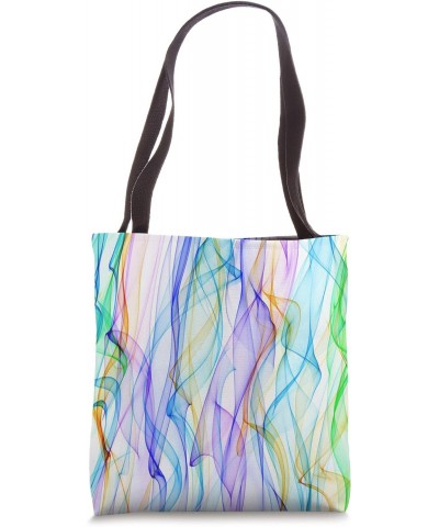 Bright Rainbow Waves Tote Bag $12.98 Totes