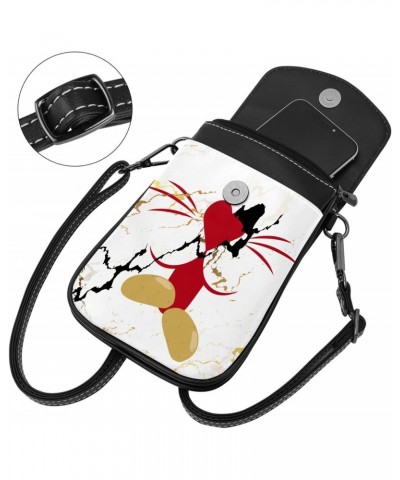 Crossbody Bag for Women, Purse, Messenger Bag, Shoulder Bag, Cat and Potato $13.00 Shoulder Bags