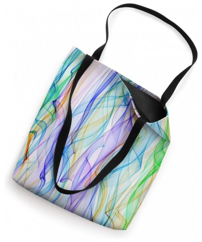 Bright Rainbow Waves Tote Bag $12.98 Totes