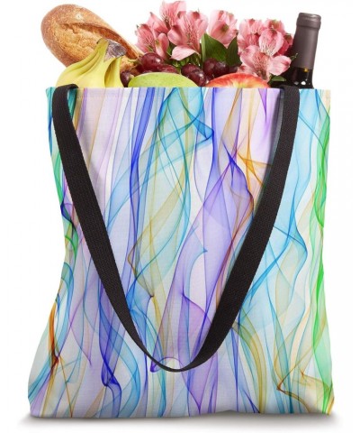 Bright Rainbow Waves Tote Bag $12.98 Totes