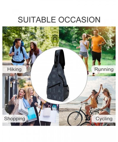 Sacred Geometry Signs Sling Bags Men And Women Shoulder Backpack Chest Bag Cross Body Chest Sling Backpack. $16.16 Backpacks