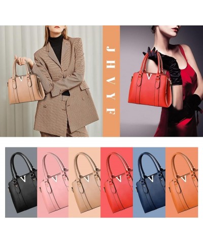 Women Purses and Handbags Stylish Shoulder Tote Bags Top Handle Satchel Retro Crossbody Bag Black 1-pink $28.73 Totes