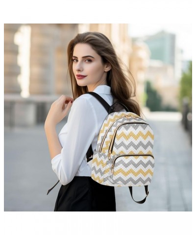 Yellow Grey Backpack Purse for Women Fashion Ladies Shoulder Bags Travel Bag Hiking Sports Ladies Daypack,S Small $16.11 Back...