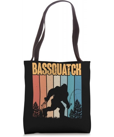 Bassquatch fihing rod Lures, Bait, Rod Fishing Tote Bag $11.95 Totes