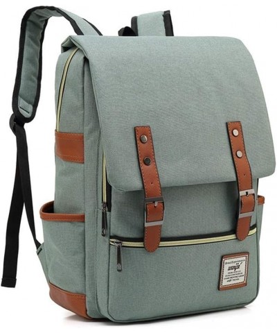 Backpack 2020 new Korean version of Oxford cloth travel bag women canvas men and women backpack leisure Light Green $23.99 Ba...