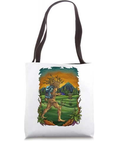 Half Man Half-Tree With Disc Golf Backpack In Nature Tote Bag $15.00 Backpacks