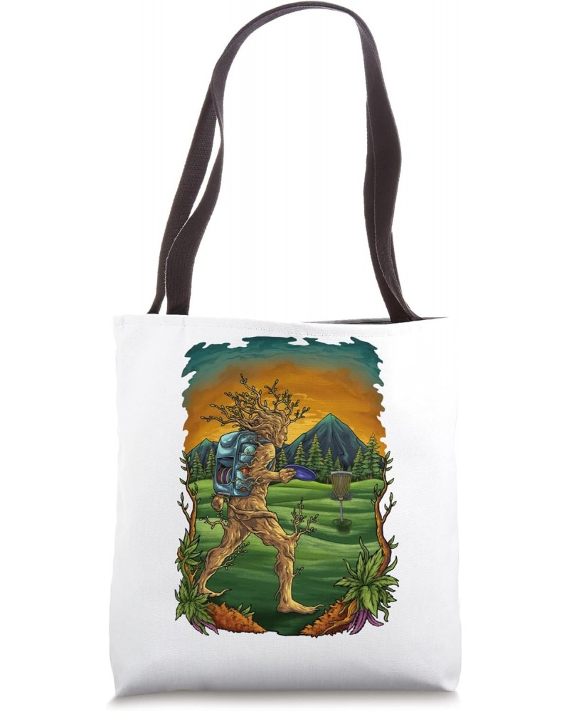 Half Man Half-Tree With Disc Golf Backpack In Nature Tote Bag $15.00 Backpacks