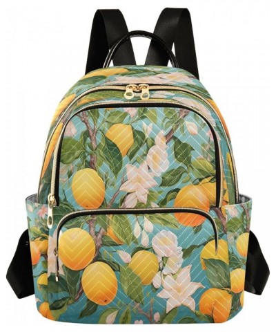 Lovely Orange Blossom Women Backpack Purse Ladies Fashion Shoulder Bag Daypack Travel Bag 10L Small $16.45 Backpacks