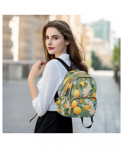 Lovely Orange Blossom Women Backpack Purse Ladies Fashion Shoulder Bag Daypack Travel Bag 10L Small $16.45 Backpacks