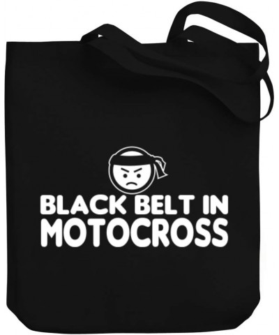 BLACK BELT IN Motocross Canvas Tote Bag 10.5" x 16" x 4 $18.40 Totes