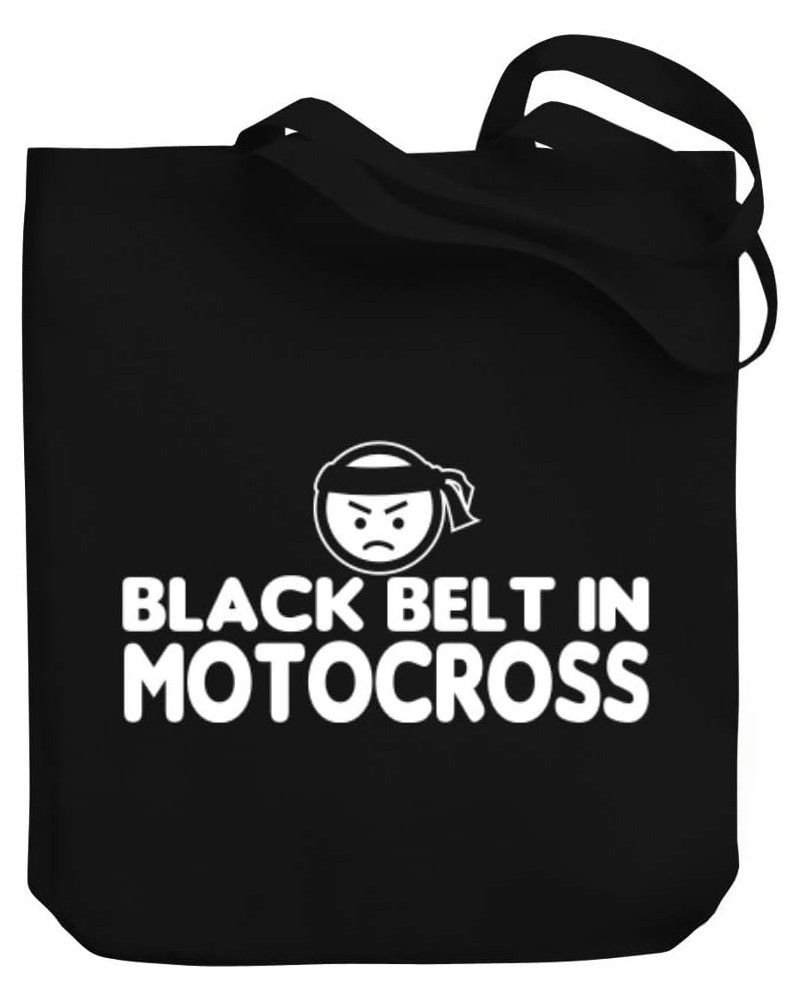 BLACK BELT IN Motocross Canvas Tote Bag 10.5" x 16" x 4 $18.40 Totes