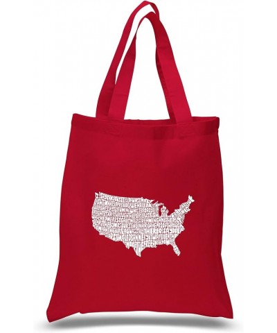 Word Art S Tote Bag - Star Spangled Banner Red $9.27 Totes